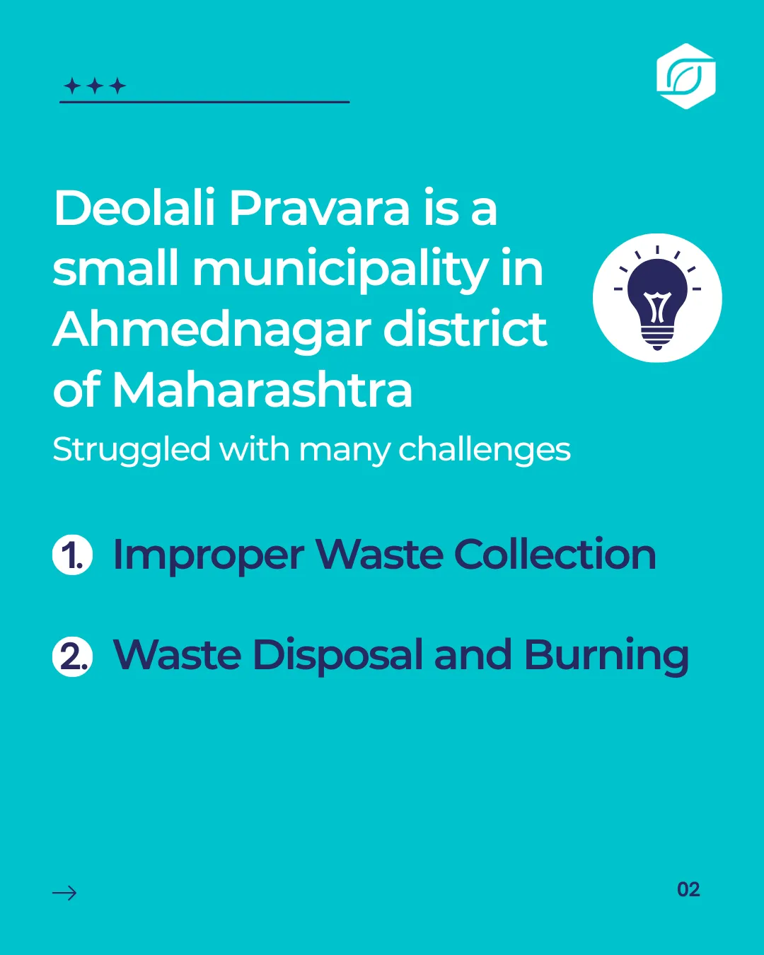 Community-Driven Waste Management in Deolali Pravara — slide 2 of 6