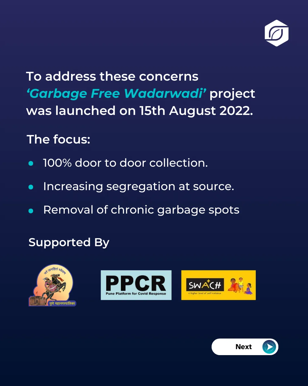 Creating a Garbage-Free Slum in Wadarwadi — slide 3 of 6