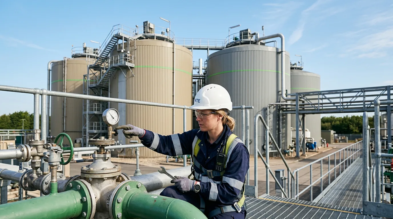 Biomethanation plant converting wet organic waste to biogas