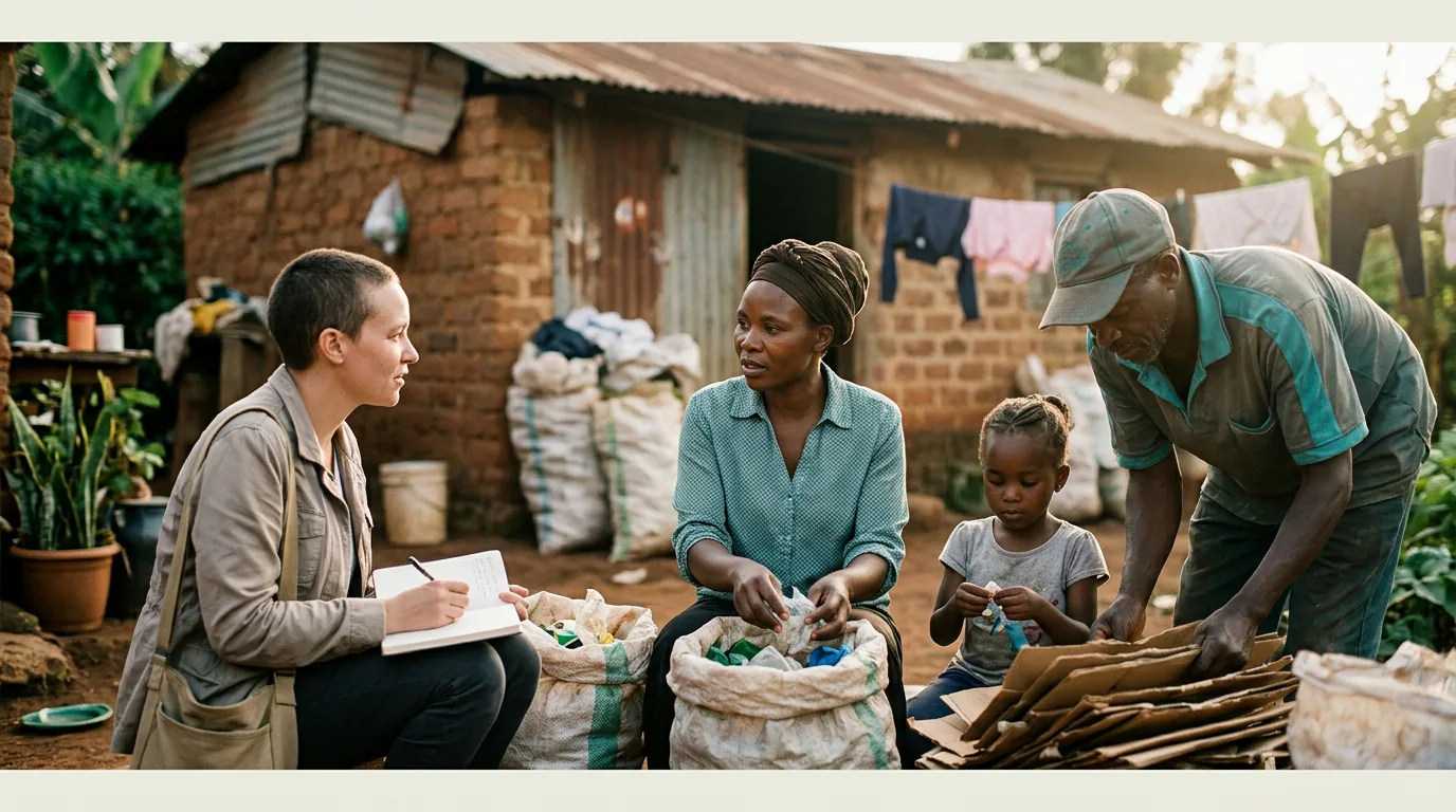 Waste workers whose livelihoods depend on the waste economy