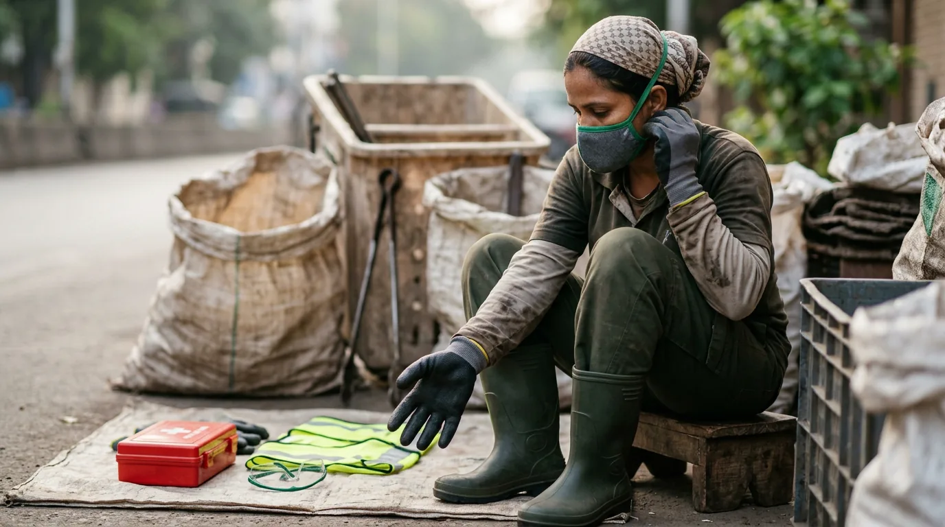Protecting informal waste workers from injury, infection and exposure
